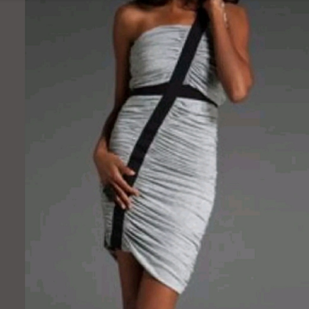 Factory by Erik Hart ruched bodycon dress M